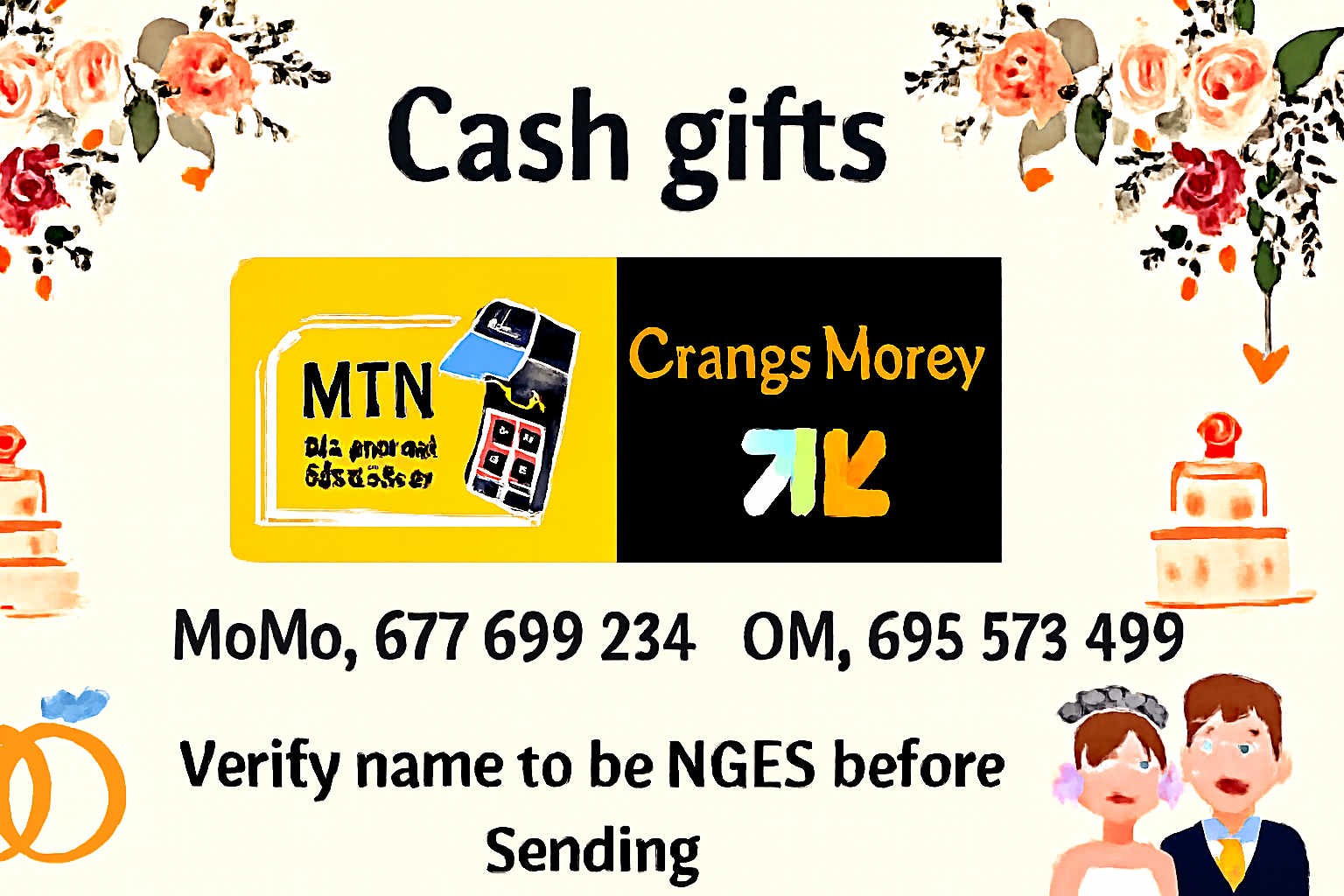 cash gifts